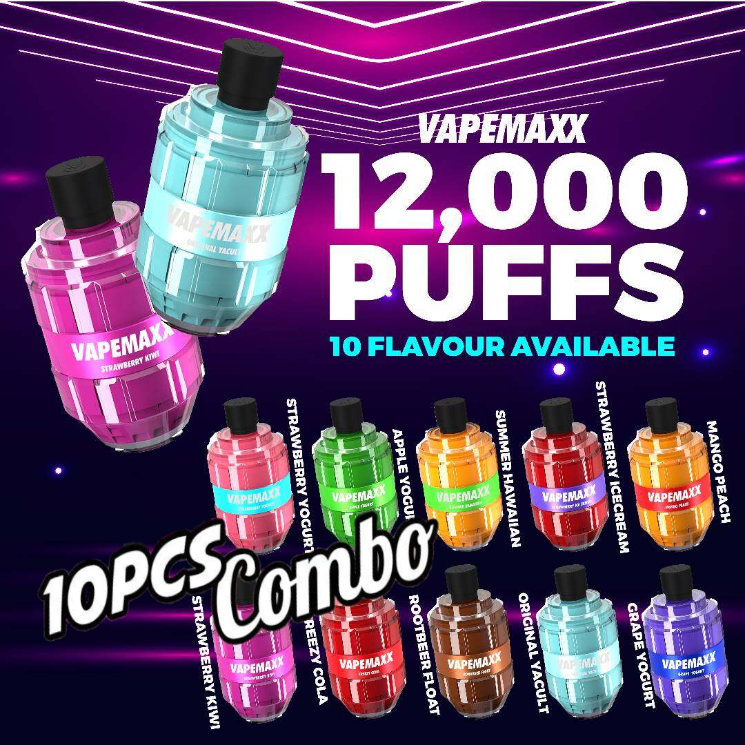VAPEMAXX  12000 Puff 10 PCS Bundle