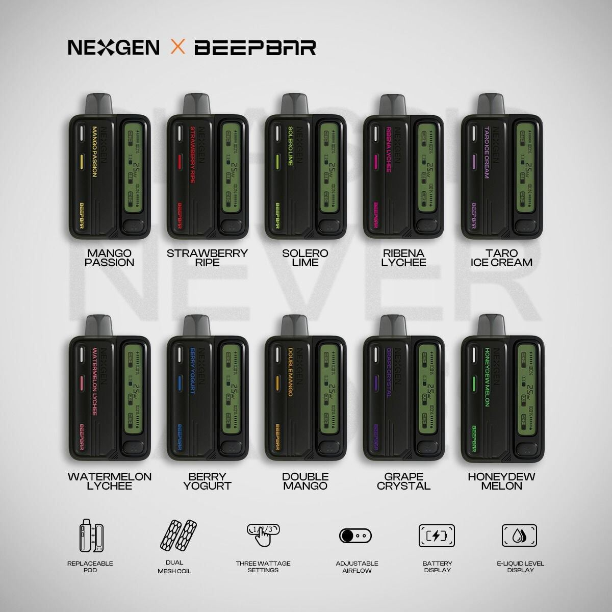 NEXGEN BEEPBAR 15000 PUFF DISPOSABLE