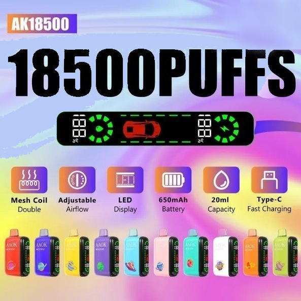 AAOK PRIME 18500 PUFF DISPOSABLE