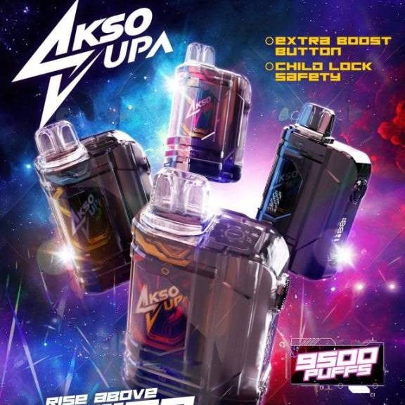 AKSO SUPA 9500 PUFF DISPOSABLE | SingaporeVape | sgvape | SGdisposable