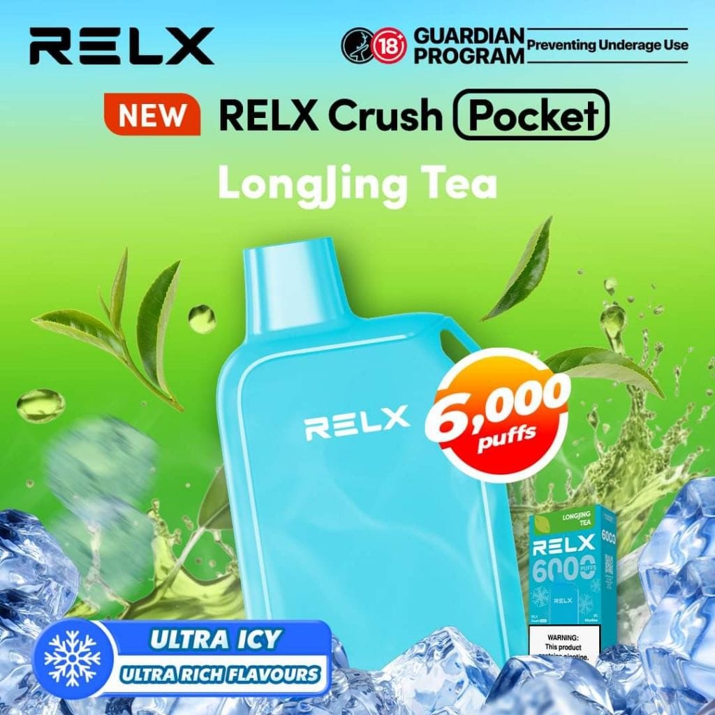 RELX CRUSH POCKET 6000 PUFF DISPOSABLE