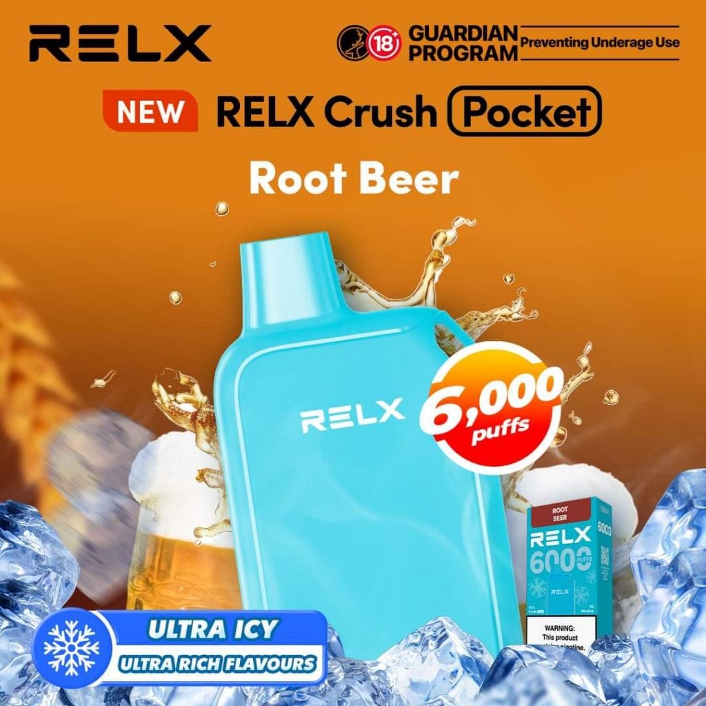 RELX CRUSH POCKET 6000 PUFF DISPOSABLE