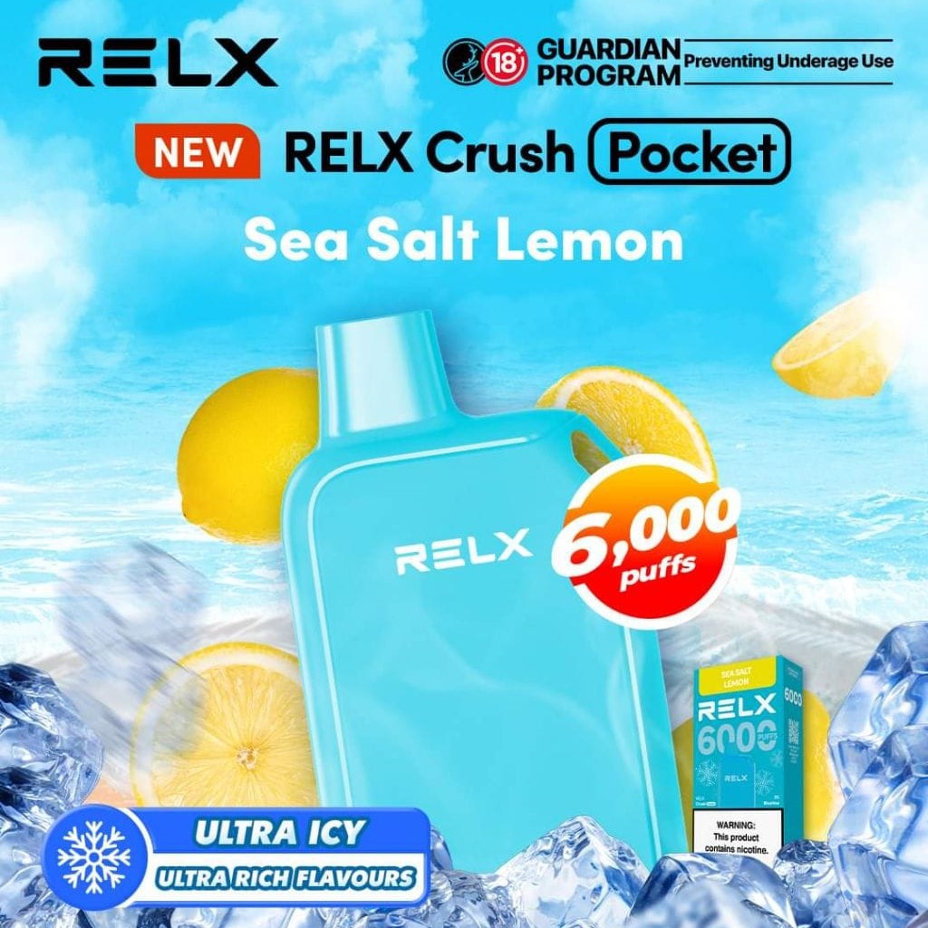 RELX CRUSH POCKET 6000 PUFF DISPOSABLE