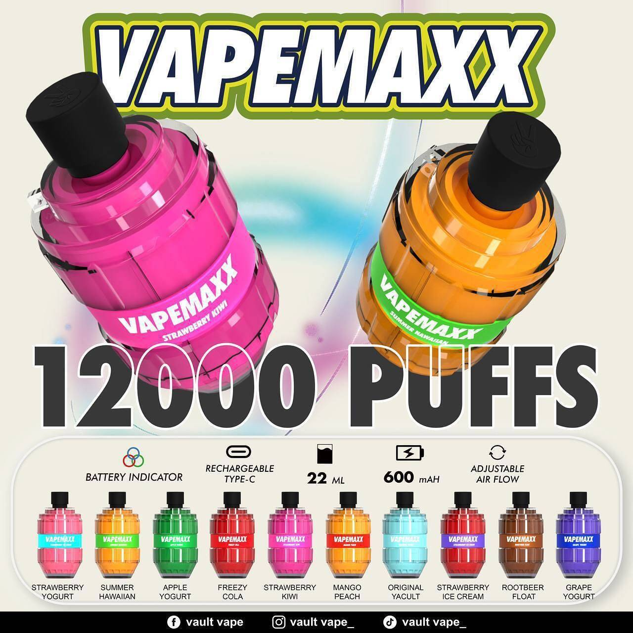 VAPEMAXX  12000 Puff