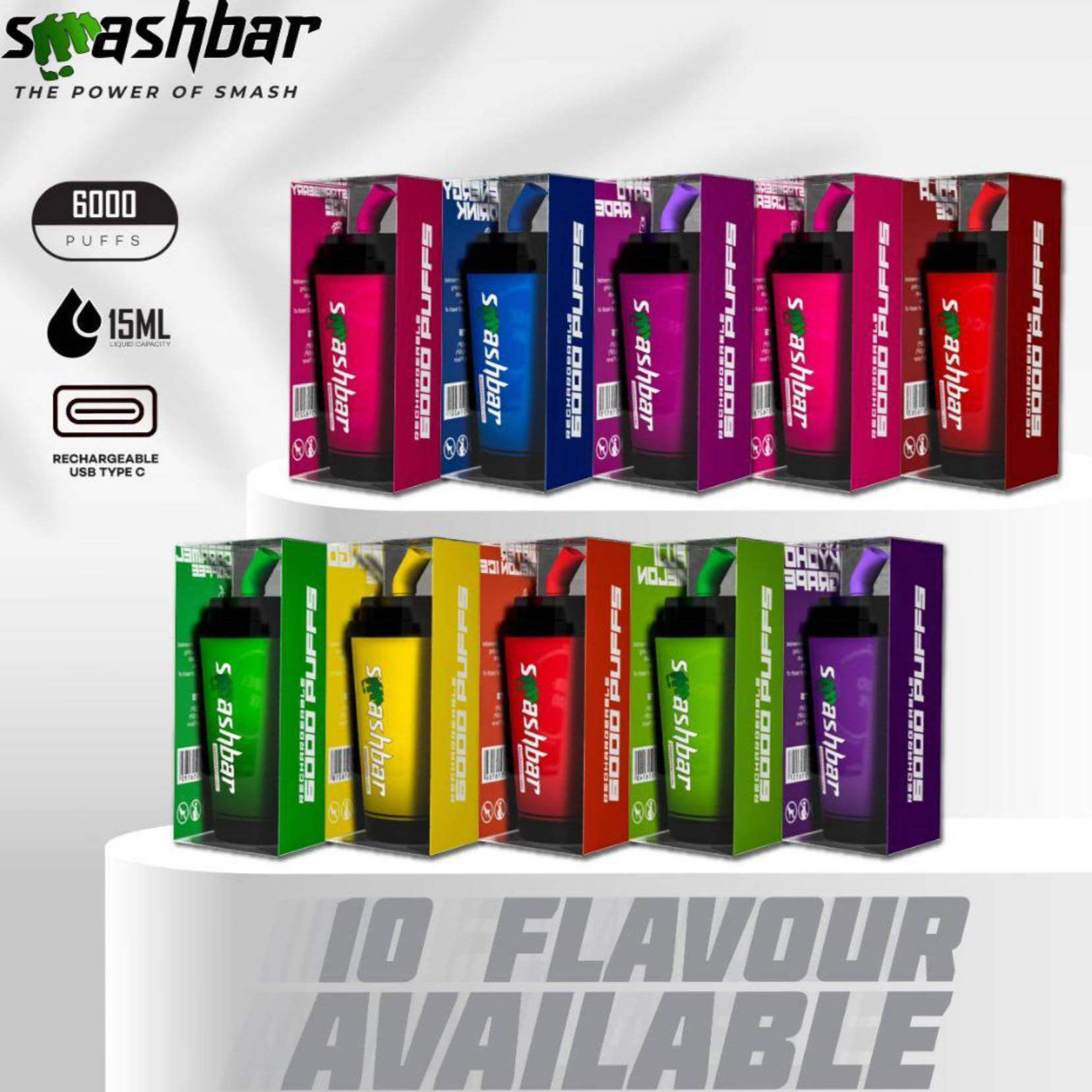 Smash Bar 6000 Puff