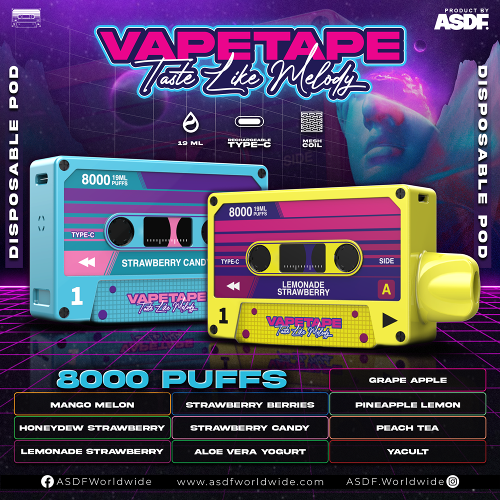 VAPETAPE 8000 Puff